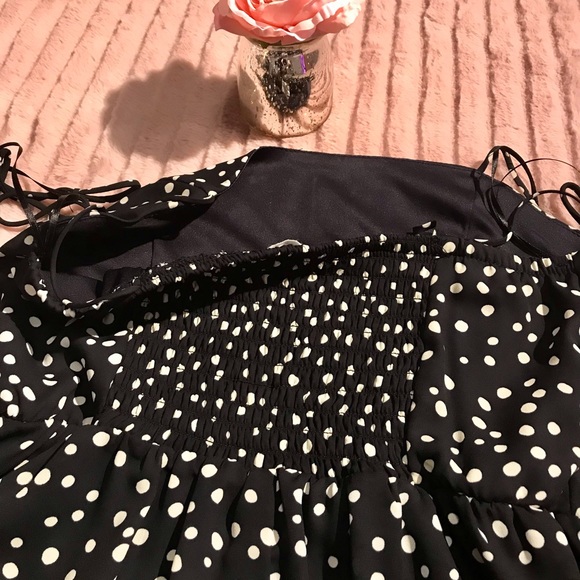 XS POLKA DOT MINI DRESS - Picture 8 of 9